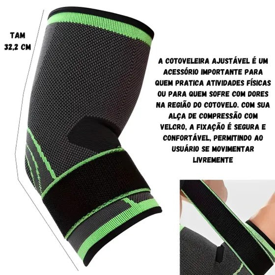 COTOVELEIRA DE COMPRESSÃO ORTOPÉDICA